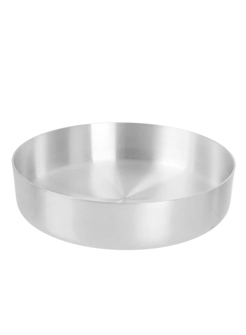 نوفال طقم صينية دائرية للخبز والبيتزا 4 قطع  ثقيل جدا24-26-28-30 سم بجودة عالية صناعة مصرية - Image 4